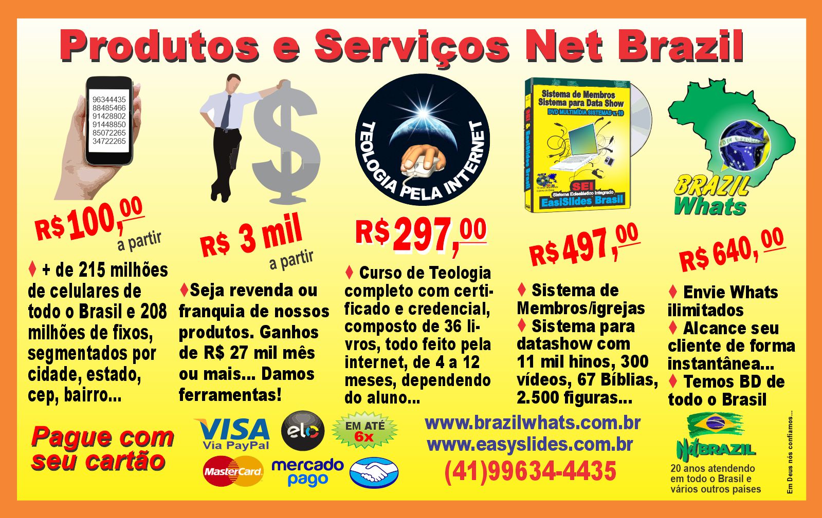 Produtos e Serviços Net Brazil